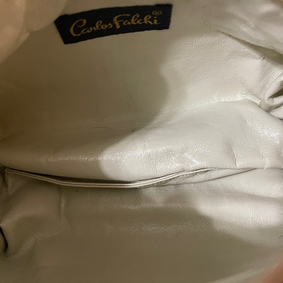 Carlos Falchi Gold Crossbody Bag - Picture 5 of 7